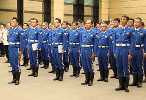 警視庁機動隊創設20周年記念 1968 警視庁警備部長