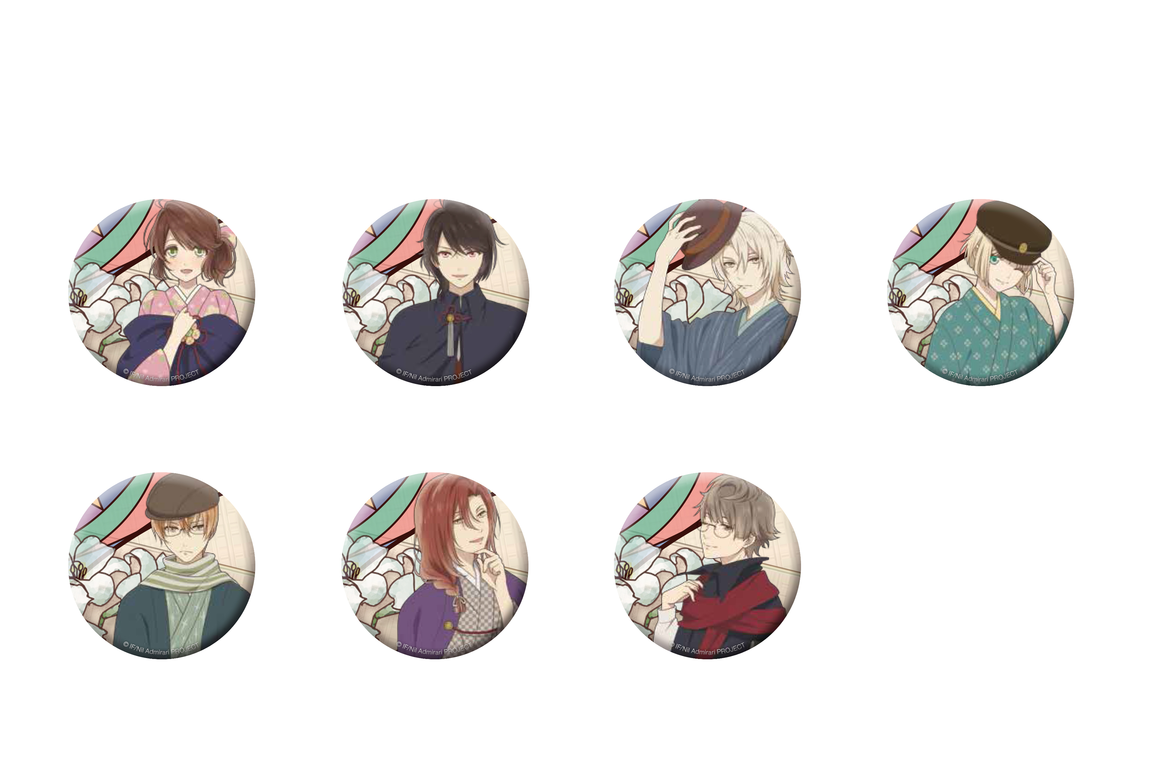 ニル・アドミラリの天秤 ニルアド グッズ デカ缶バッジ ちゃぽんシリーズ 全種 ニル・アドミラリの天秤 ニルアド グッズ デカ缶バッジ ちゃぽん