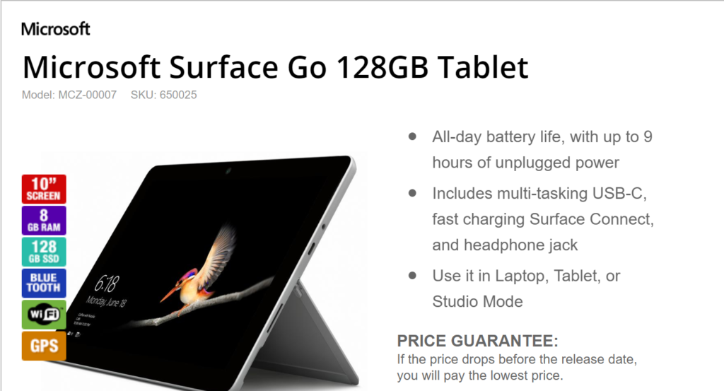 Microsoft Surface Go - The Smallest Surface Device - Nitro IT Services