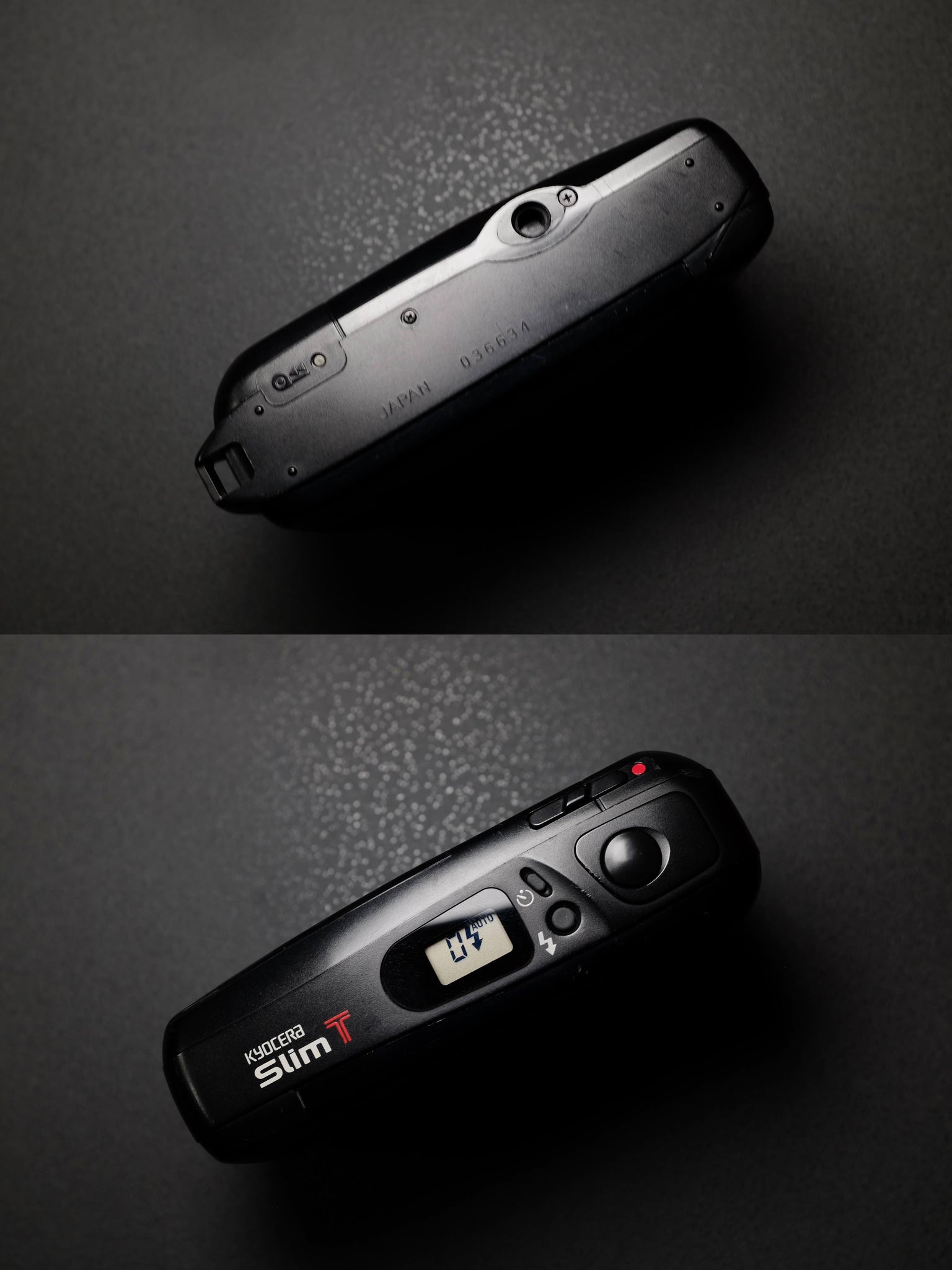 Kyocera Slim T / YASHICA T4 Black SN: 036634 – Nipponina Camera