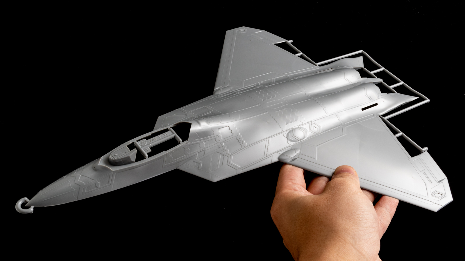戦闘機 プラモデル 完成品 ハセガワ 1/48 F22 ラプター F-22 ラプター
