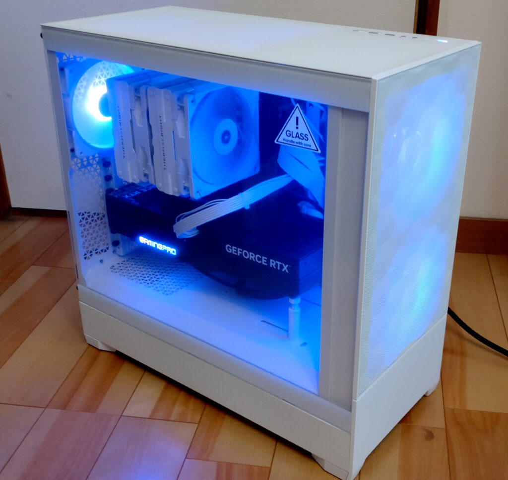 PCケース(自作PC用) PC RTX 3070 Ti + Intel Core i7-12700 PCケース