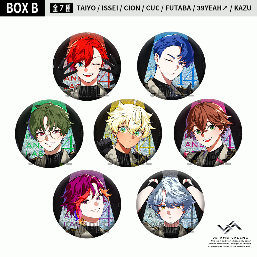 VS AMBIVALENZ ビバレン 缶バッジ AGF スバル ビバ伝 VS AMBIVALENZ