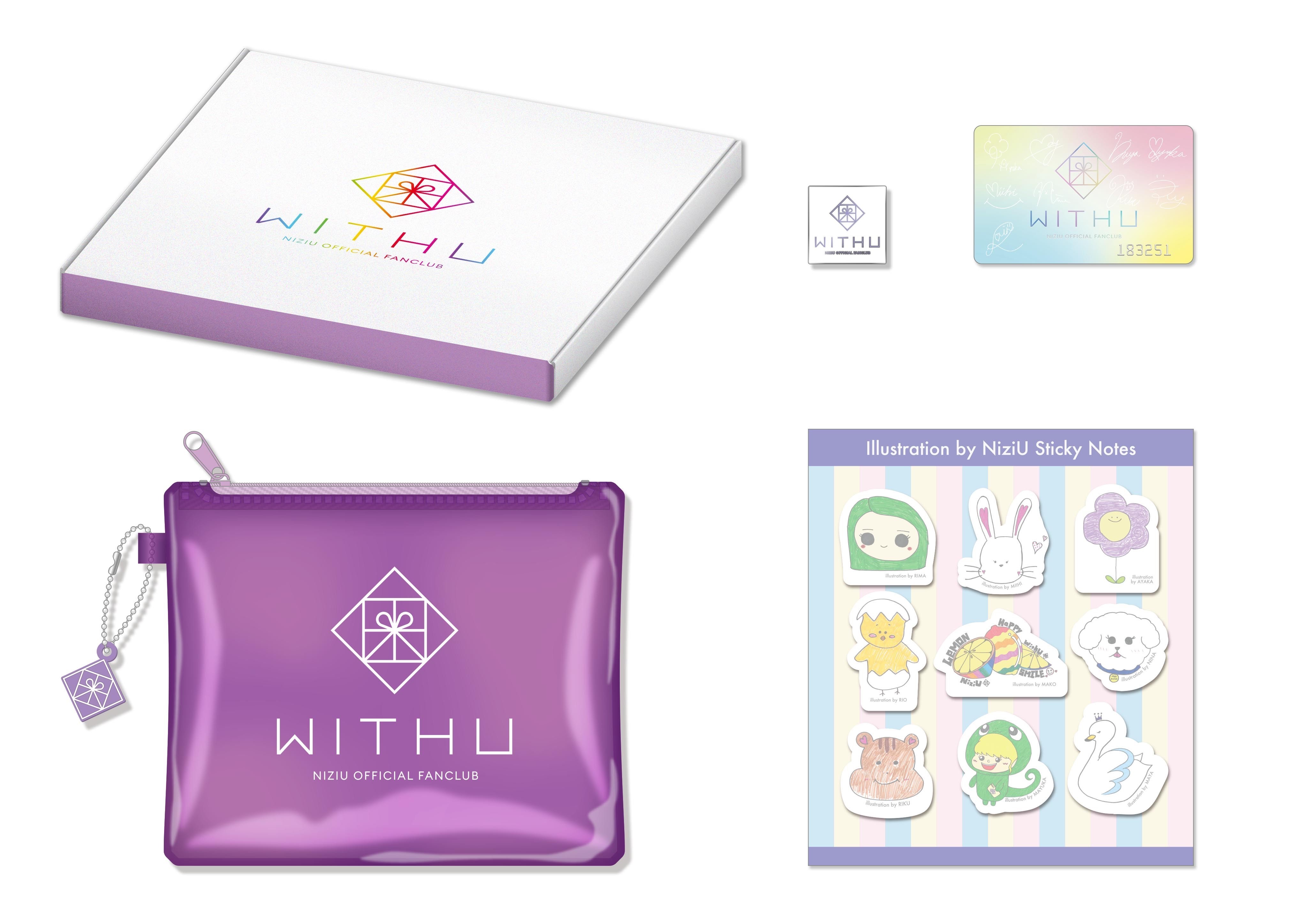 NiziU Official Fanclub 特典セット 缶バッジ等 NiziU Official Website