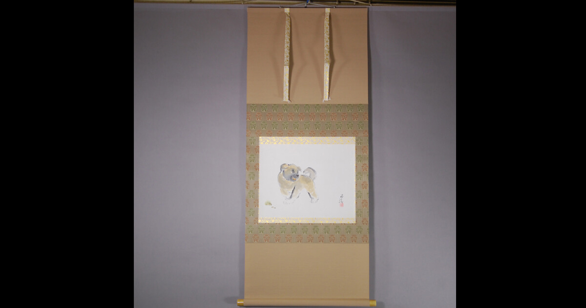 ◇小林五浪「砂漠の少女」日本画 P12号福島県に五浪美術記念館◇