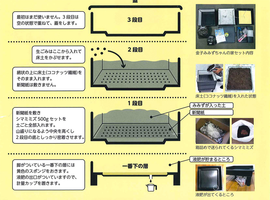 シマミミズ 2000匹 生ゴミ処理、肥料、その他 【公式通販】