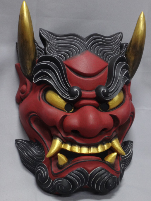 鬼面3面セット南部鉄器 オリジナル ○神事・厄除け16×12cm○入手困難