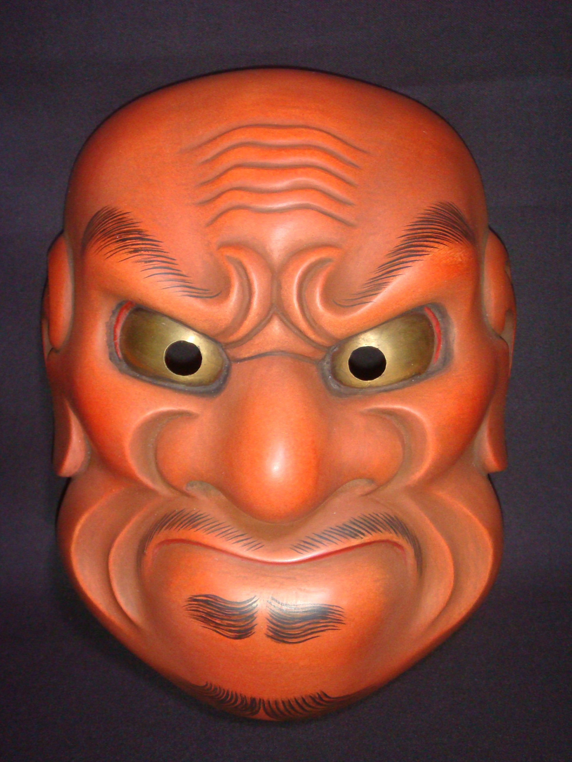 神楽面ー赤顔（あかつら）