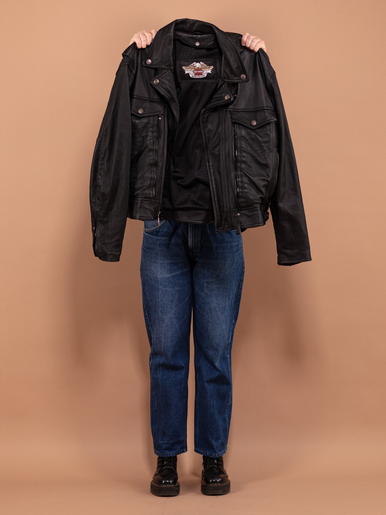 90~00's Harley-Davidson Leather Jakcet ☆ 00s Harley Davidson