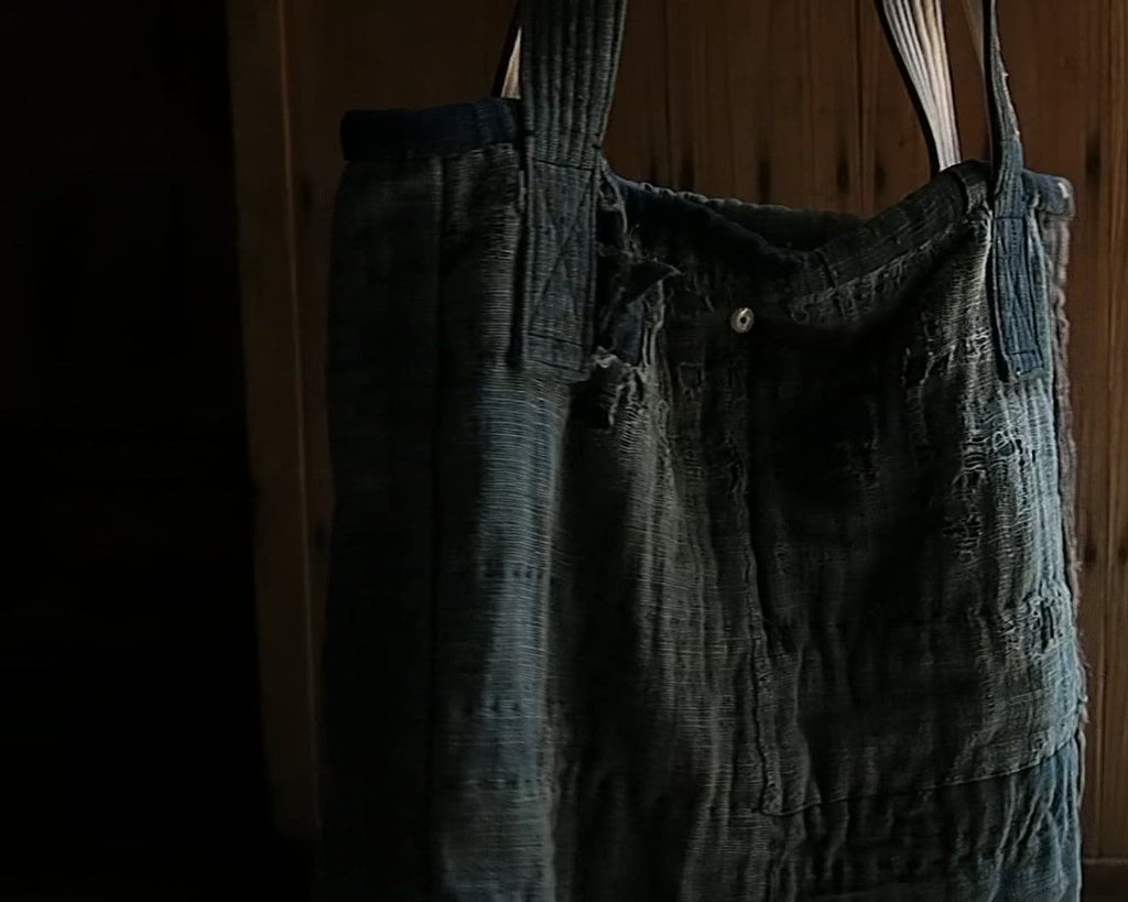 襤褸 本物 古布 ④ 超大判 寄せ布 古布 木綿 襤褸0 BORO cotton