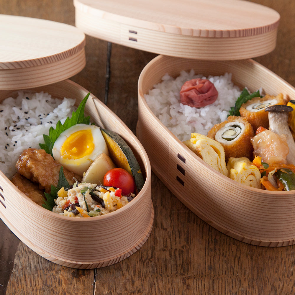 大館曲げわっぱ 弁当箱 | 秋田杉 | 小判 (小) | 大館工芸社 大舘