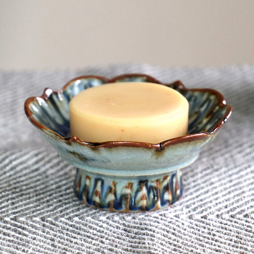 陶房 遊 輪花足付鉢（豆）｜のレン神楽坂【公式通販】発酵、暮らしの