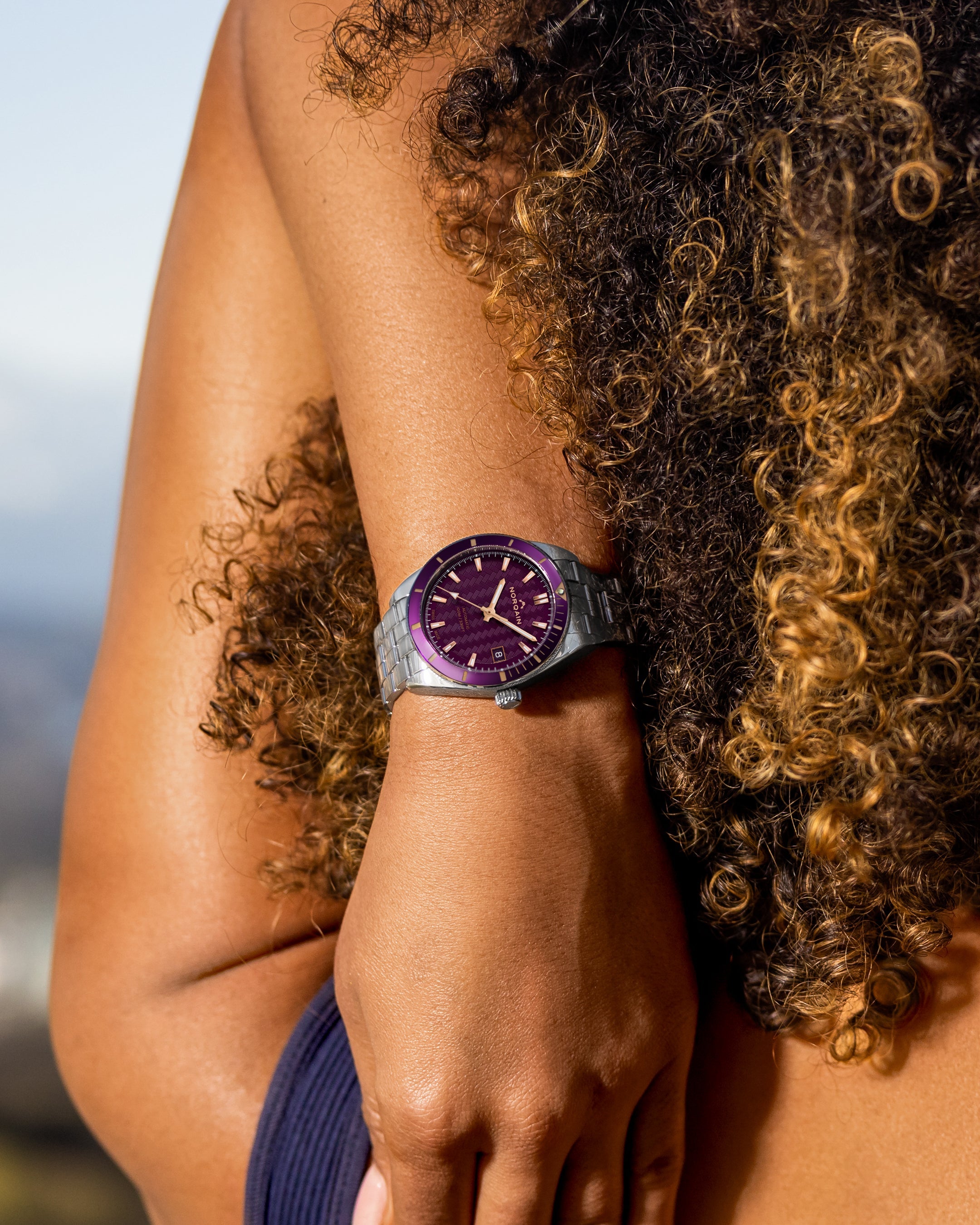 Adventure Sport 37mm Purple | NORQAIN Swiss Made Watches - NORQAIN