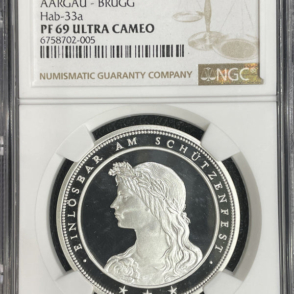 pyrargyrite】2021 スイス 射撃祭 銀貨 PF69 UC pyrargyrite】2021