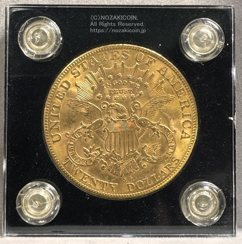 アメリカ 20ドル金貨 リバティヘッド 1901年S – 野崎コイン