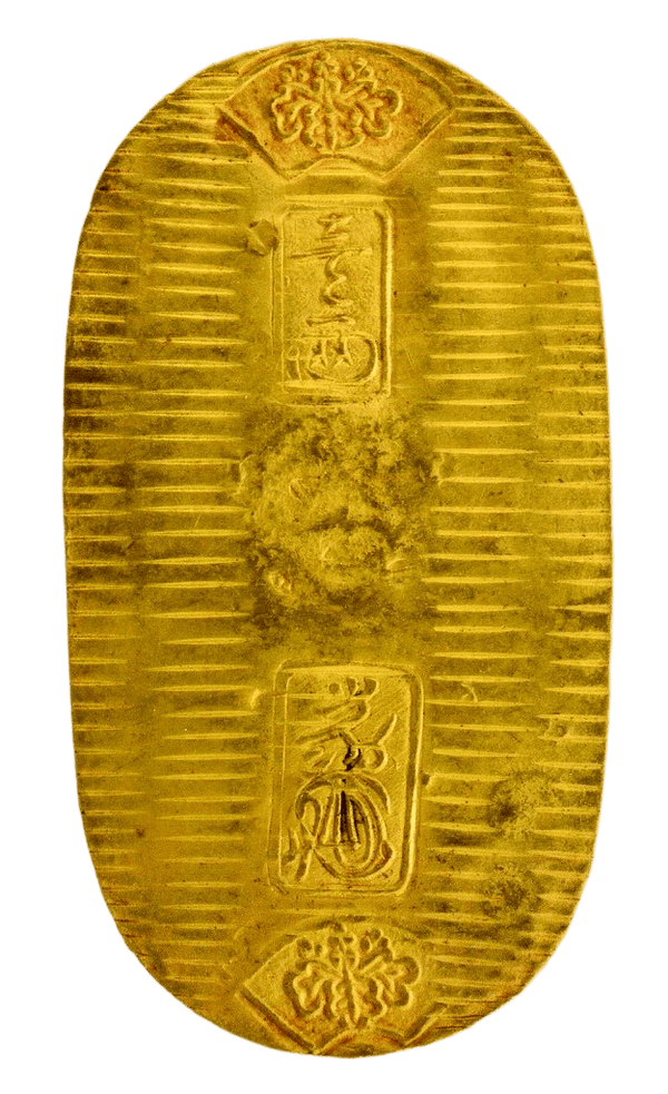 慶長小判金 背刻印 和五 鑑定書付 864 – 野崎コイン