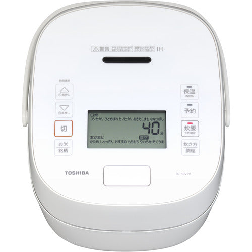 東芝 真空圧力IH炊飯器 炎 匠炊き 5.5合 RC10VSV(W) — nmo