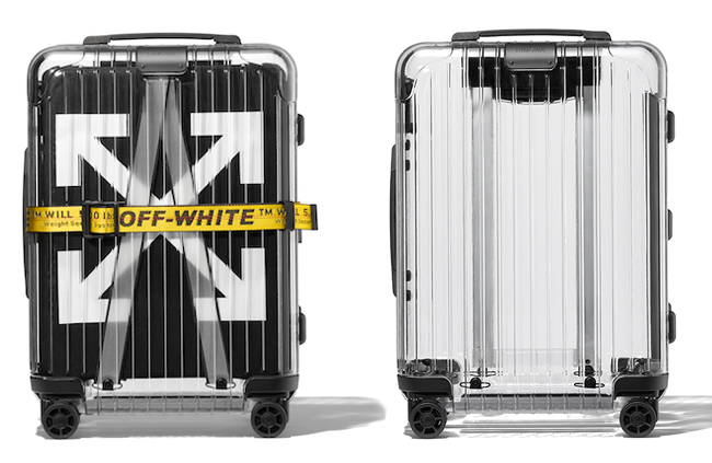 RIMOWA × OFF-WHITE コラボ シースルー 36L スーツケース オフ