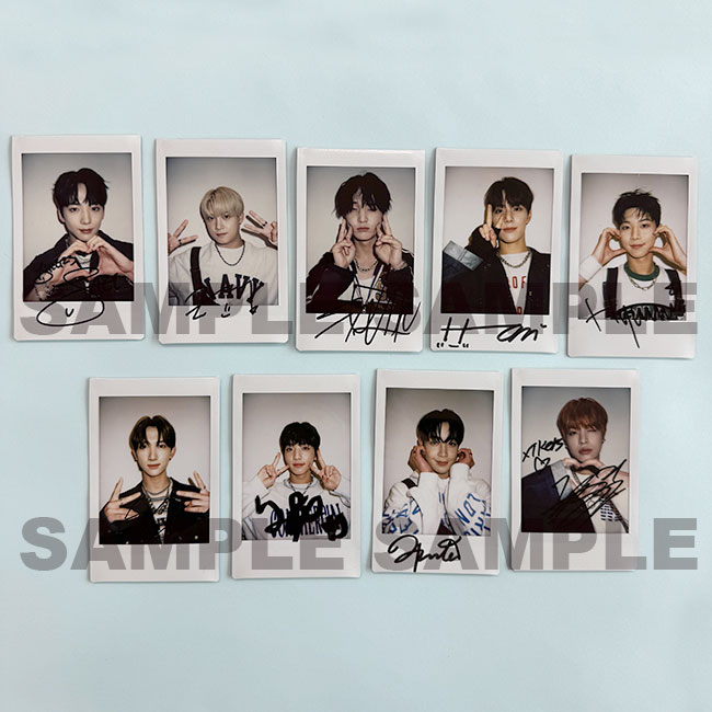 xikers 「Tsuki」直筆サインチェキ ジンシク xikers 直筆サイン入り