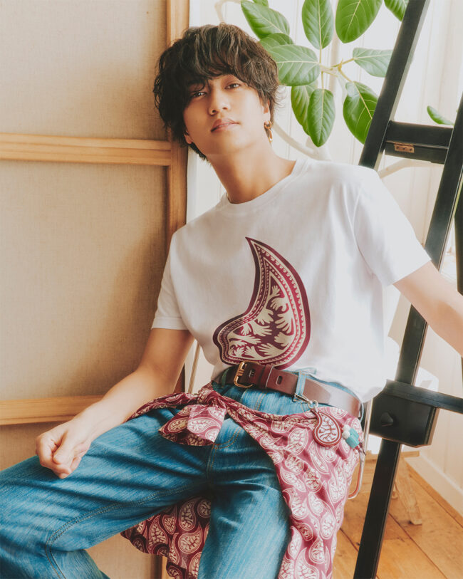 ETRO hand PaintinG エトロTシャツ