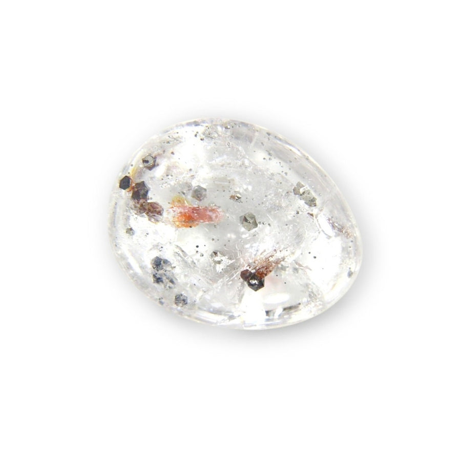 コレクター向】レインボーパイライト 水晶クラスター パイライトイン