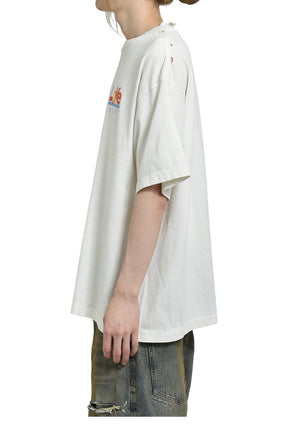 SAINT Mxxxxxx セント マイケル SS25 SS TEE/LOVE / WHT - NUBIAN