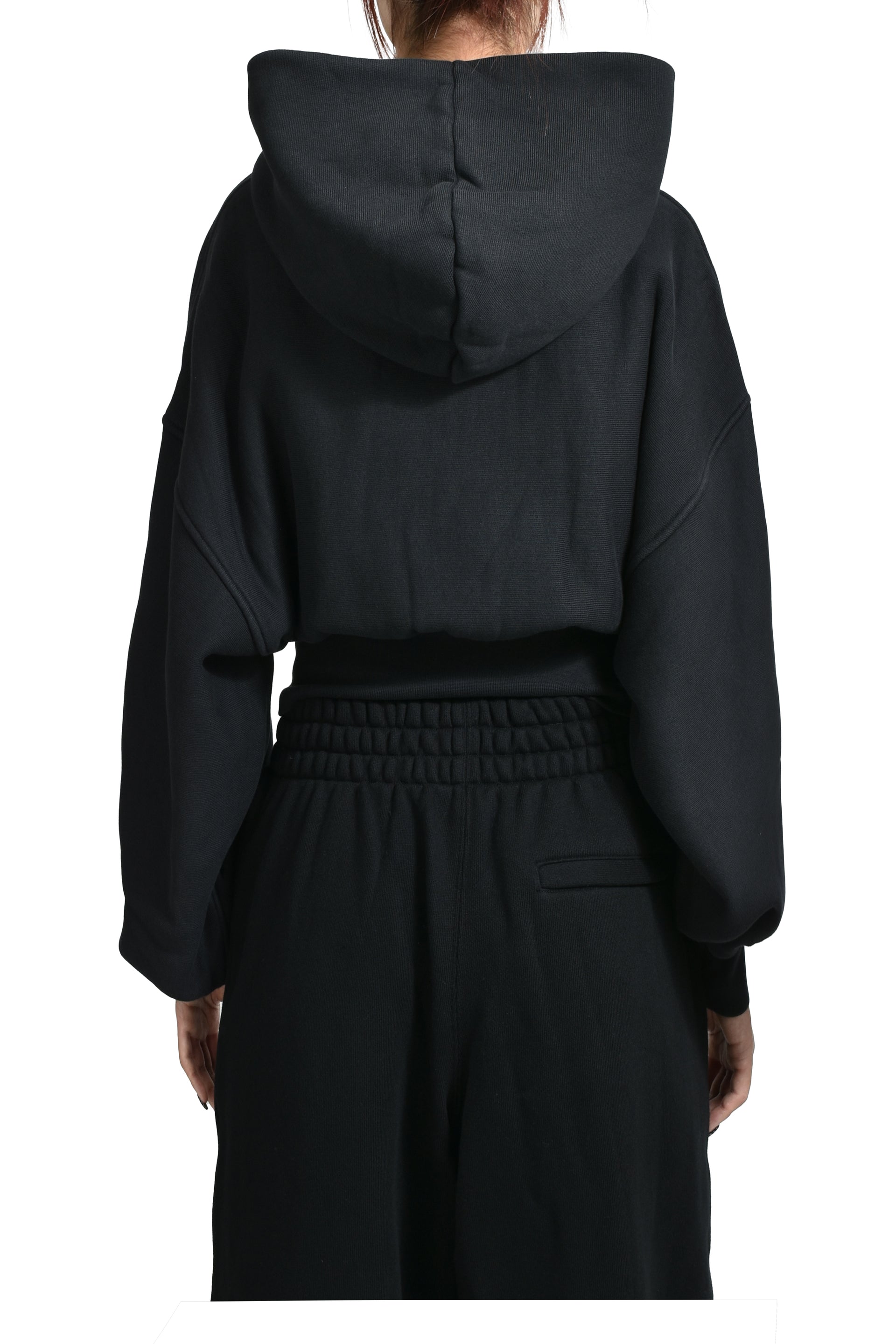 alexanderwang アレキサンダーワン FW25 CROPPED ZIP UP HOODIE WITH
