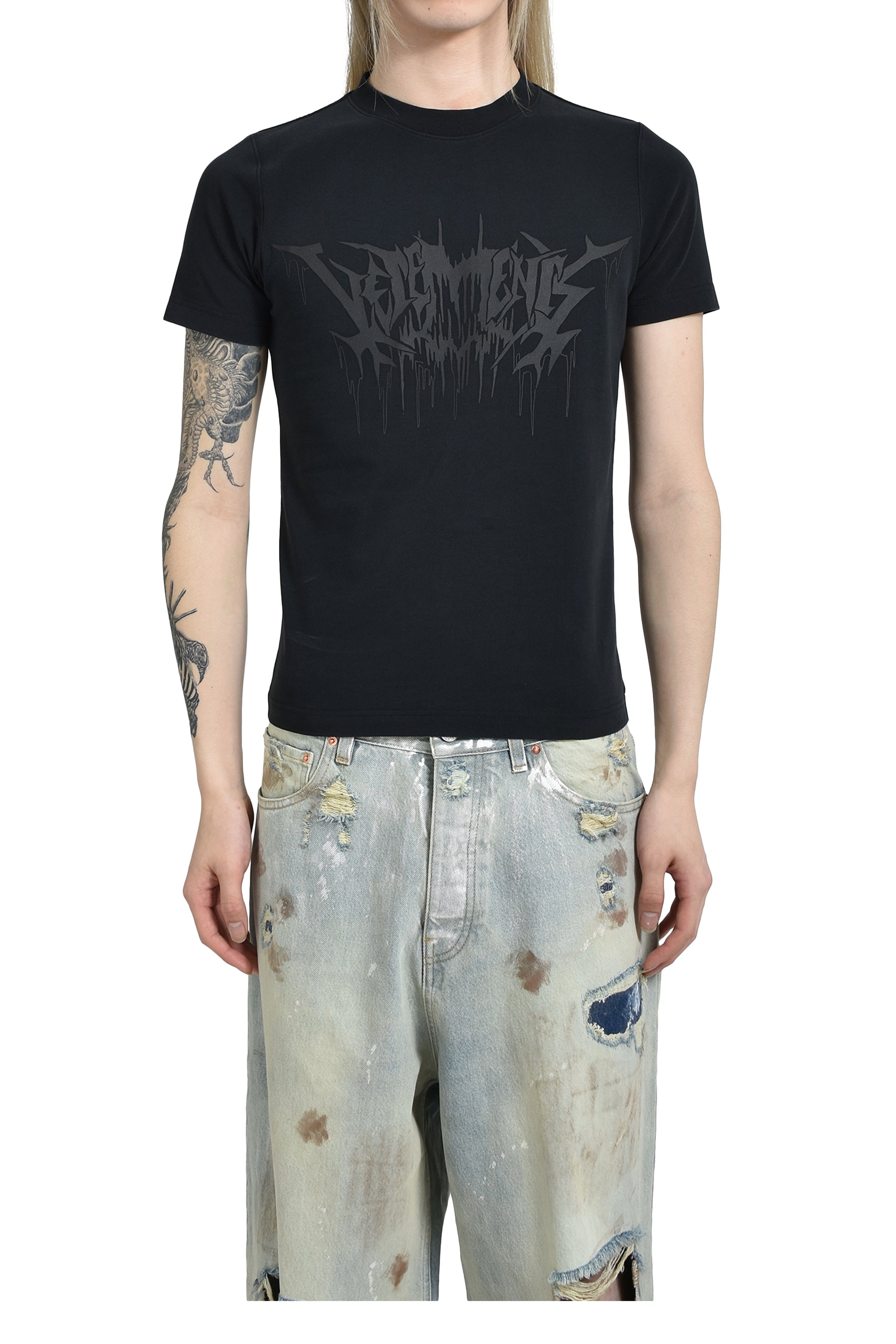 Vetements shake your head tシャツ 短丈 デムナ VETEMENTS Shake Your