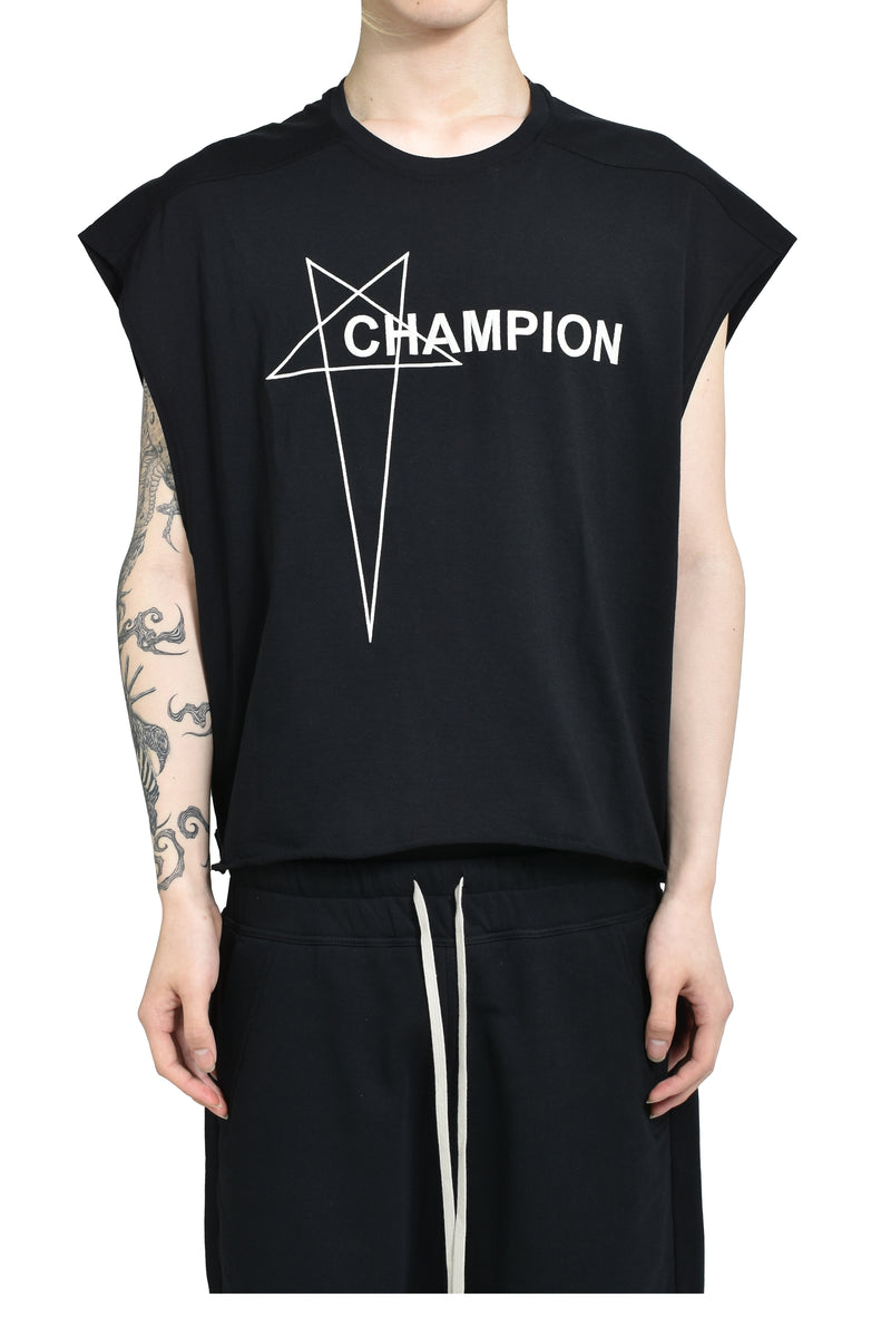 Rick Owens x Champion | Shop Online | Dust Champion Tarp T
