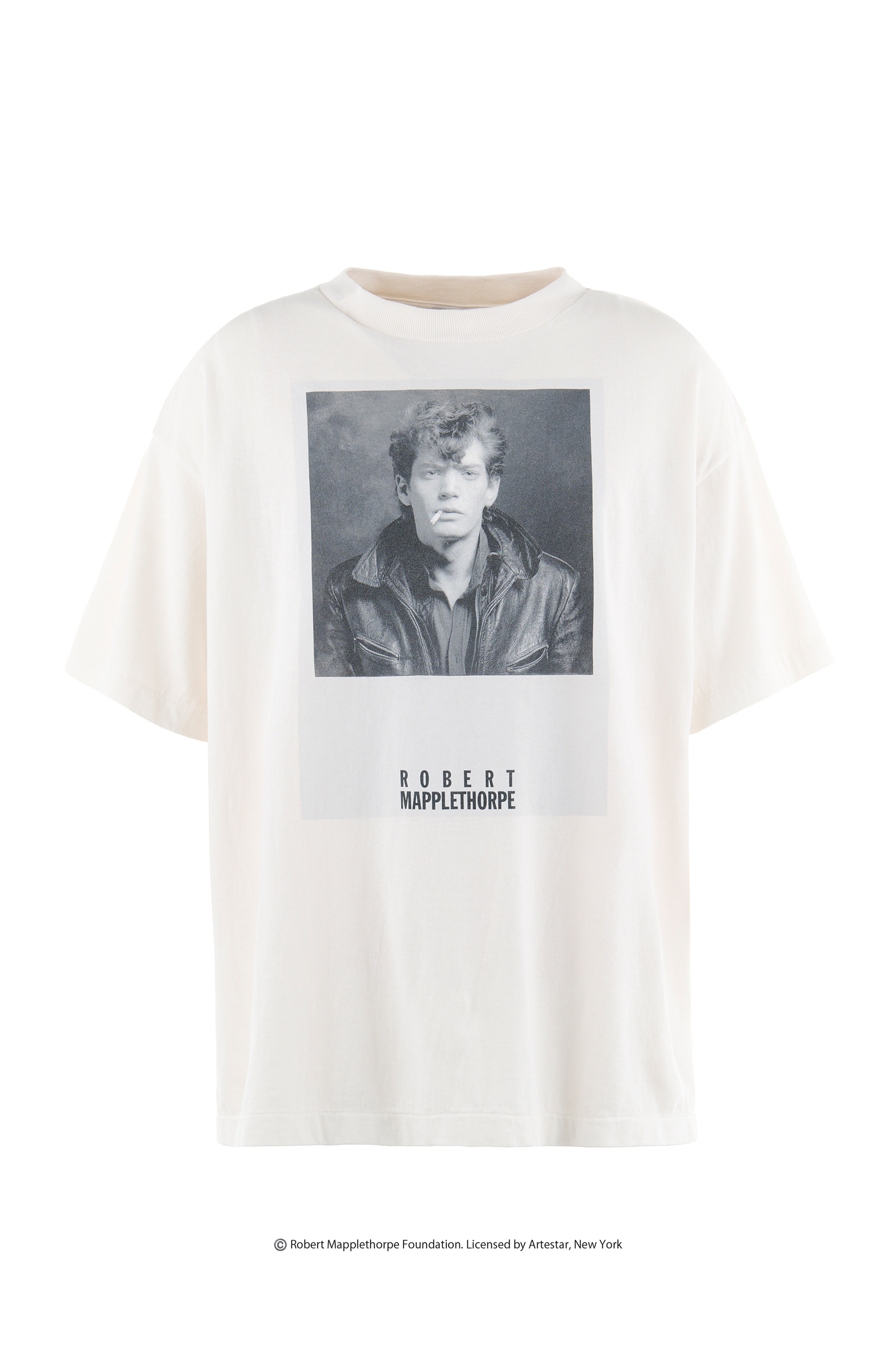 SAINT Mxxxxxx × Robert Mapplethorpe SS25 MT_SS TEE/PORTRAIT / WHT