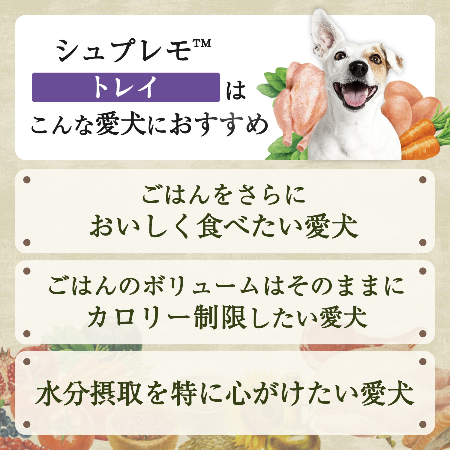 ニュートロ シュプレモ チキン＆サーモン入り 成犬用 トレイ