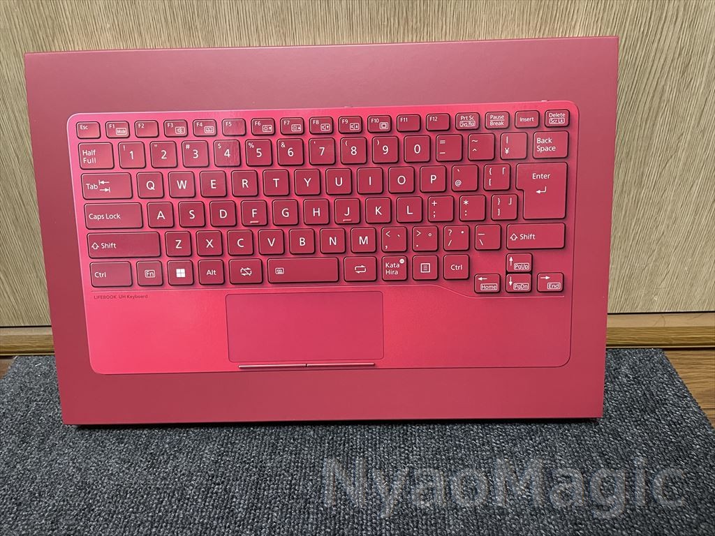 Fujitsu LIFEBOOK UH Keyboard 赤 極上美品 富士通 LIFEBOOK UH