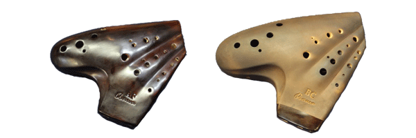 オオサワ.トリプルオカリナAC .ライトウエイト.漆仕上げセミハード