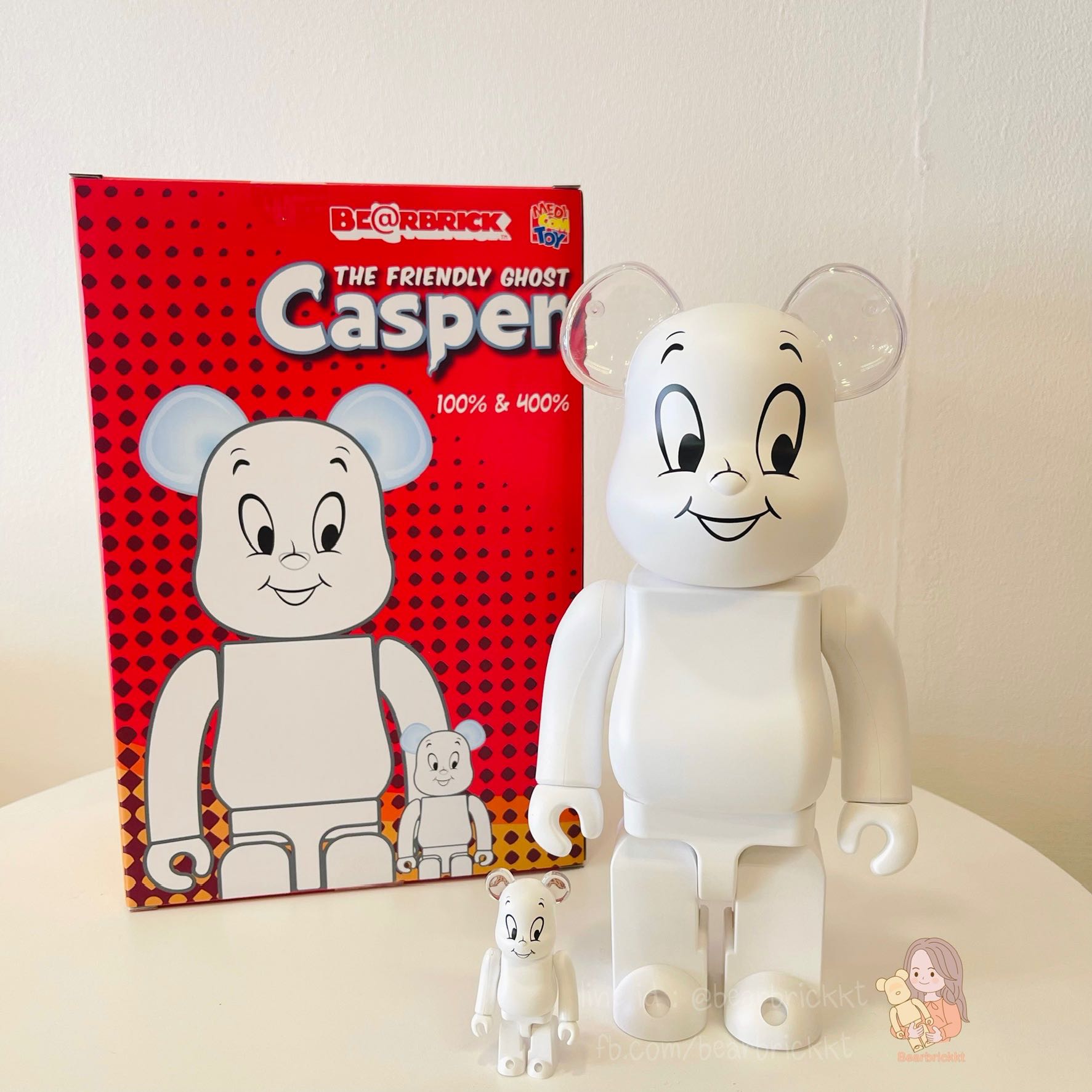 Bearbrick Casper 100+400 , Tokyo 100+400 , 1000% | LINE SHOPPING