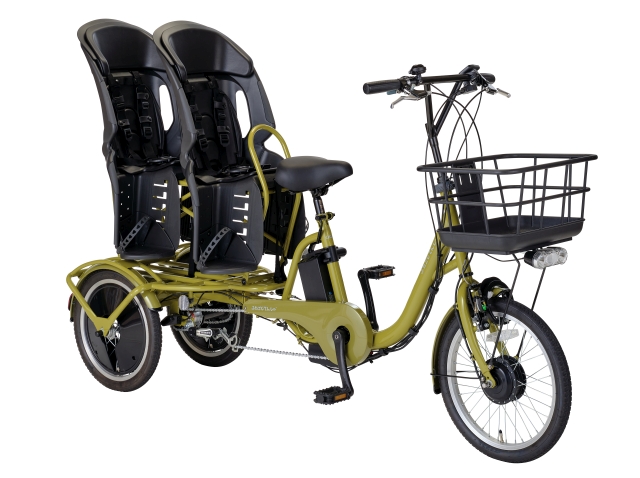 非電動】ふたごじてんしゃ 水色×オフホワイト ふたごじてんしゃ | OGK