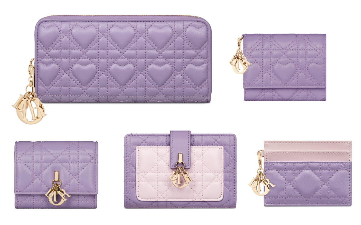 ディオール｜ハートモチーフの「カナージュ」ウォレットを日本限定発売