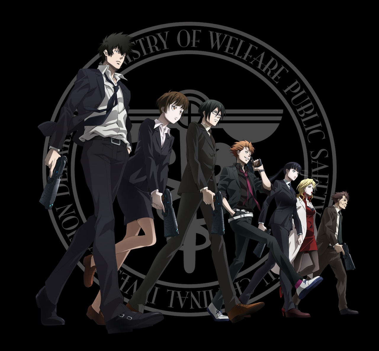 PSYCHO-PASS サイコパス キービジュアル 複製原画 A PSYCHO-PASS