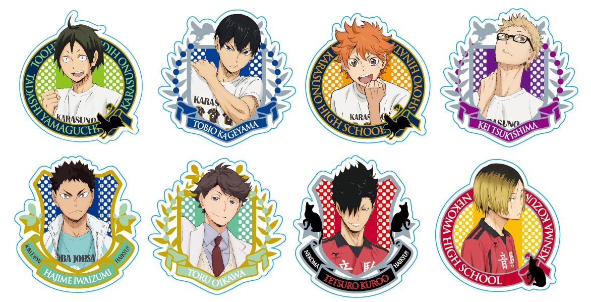 ハイキュー‼︎ アクリルバッジコレクション 先行販売される