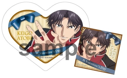 新テニ ハート缶バッジ バレンタイン 跡部景吾 新テニ ハート缶バッジ