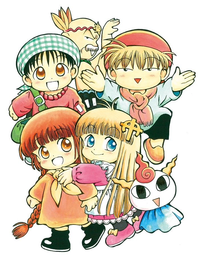 魔法陣グルグル セル画 ニケ&ククリ 魔方陣グルグル・敵キャラ「風景