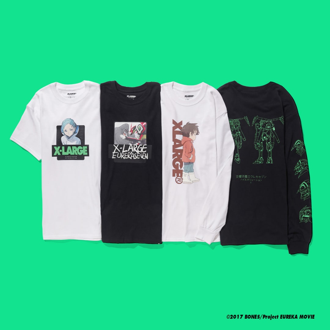 エウレカセブン」TシャツがXLARGEから、レントンのウエストバッグも