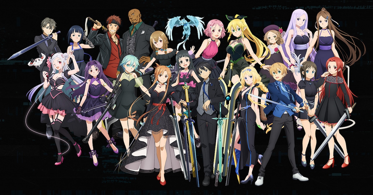 ソードアート・オンライン」展示イベ、20キャラが描き下ろされた