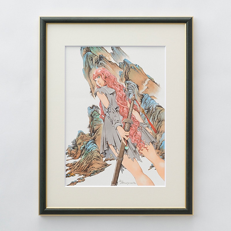 十二国記 山田章博 直筆サイン付 複製原画 「黄昏の岸 暁の天」