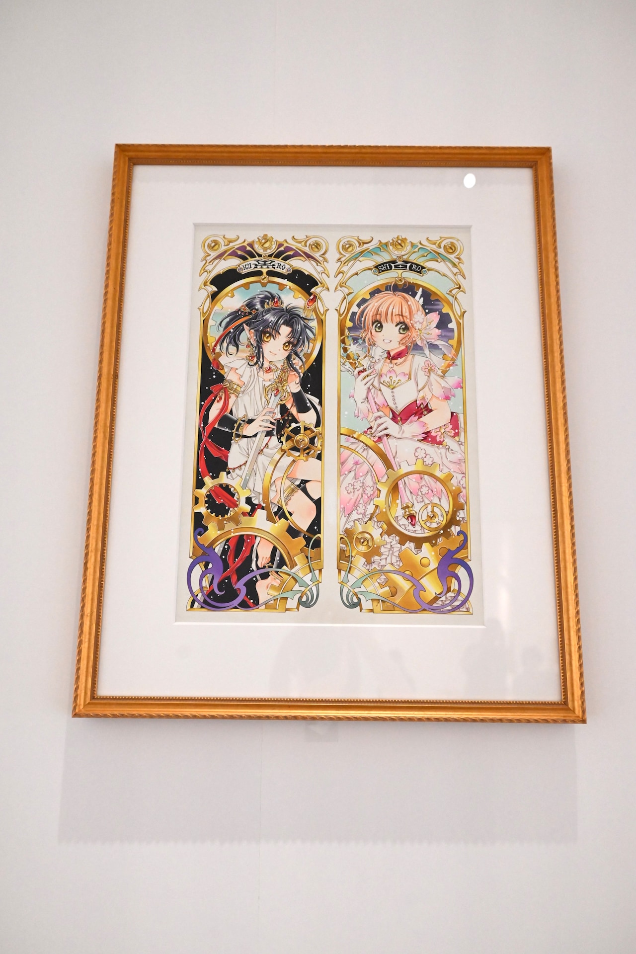 複製原画 CLAMP展 描き下ろし 阿修羅＆さくら 複製原画 CLAMP展 描き