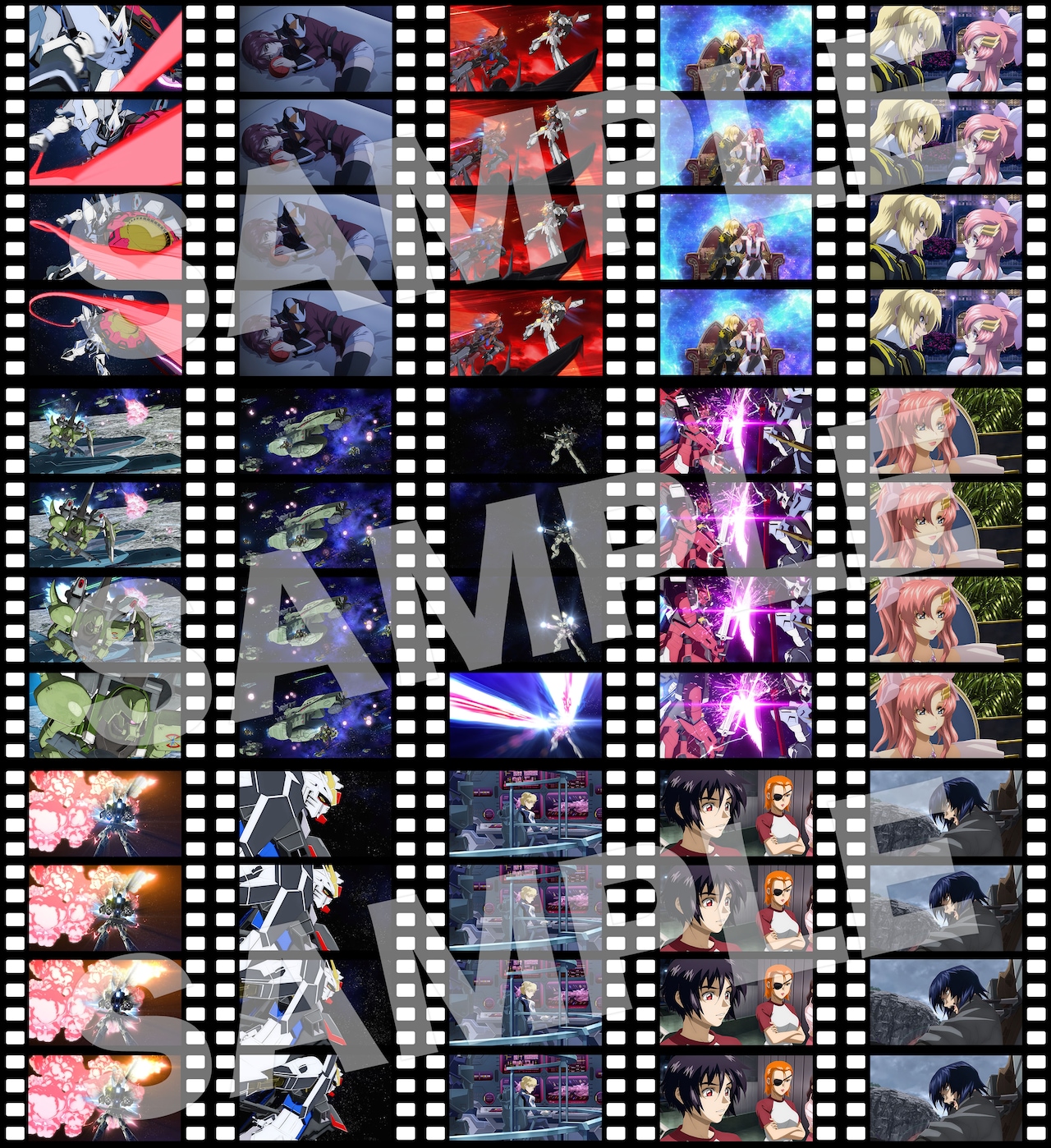 ガンダムSEEDFREEDOM コマフィルム 劇場版 特典 ラクス 戦闘シーン