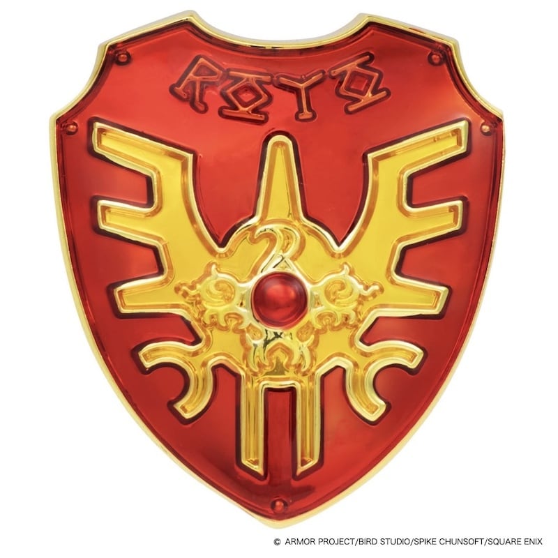 ドラゴンクエストI＆II＆IIIアクリルスタンド&ロトの剣&ロトの盾ピンズ