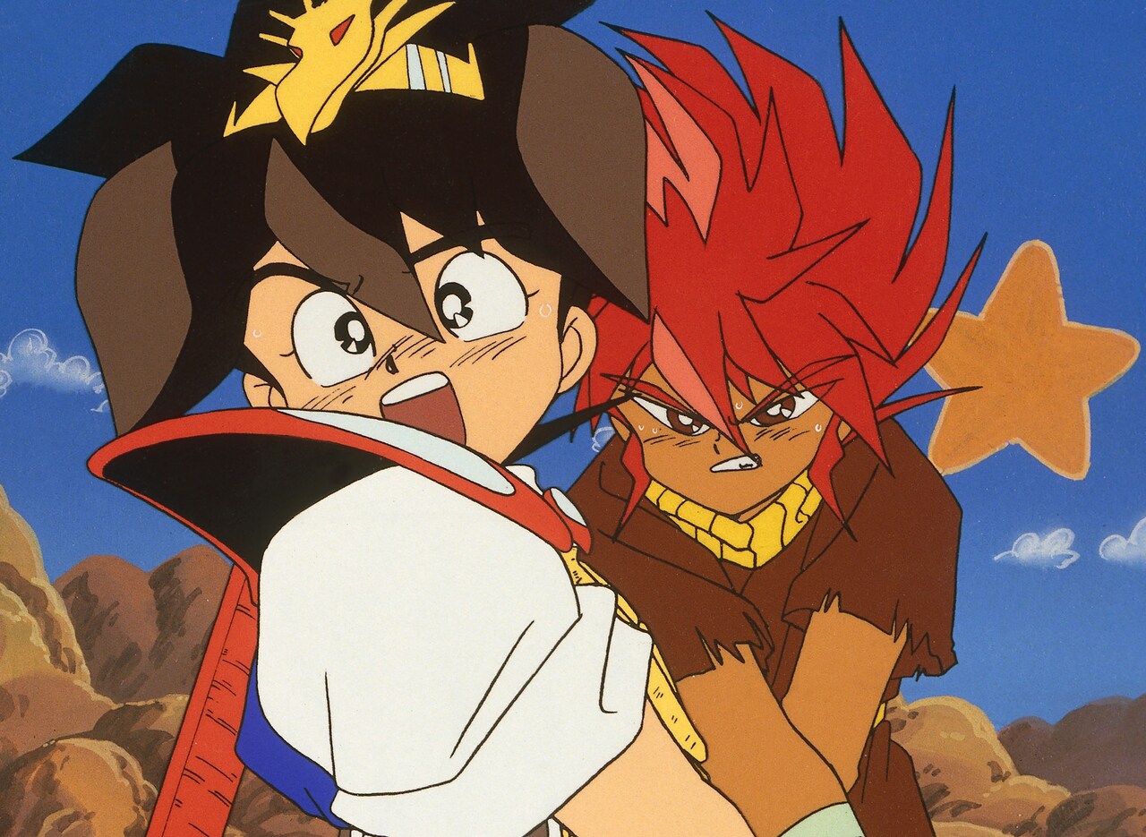 魔神英雄伝ワタル2セル画 魔神英雄伝ワタル「ワタル×ヒミコ×シバラク