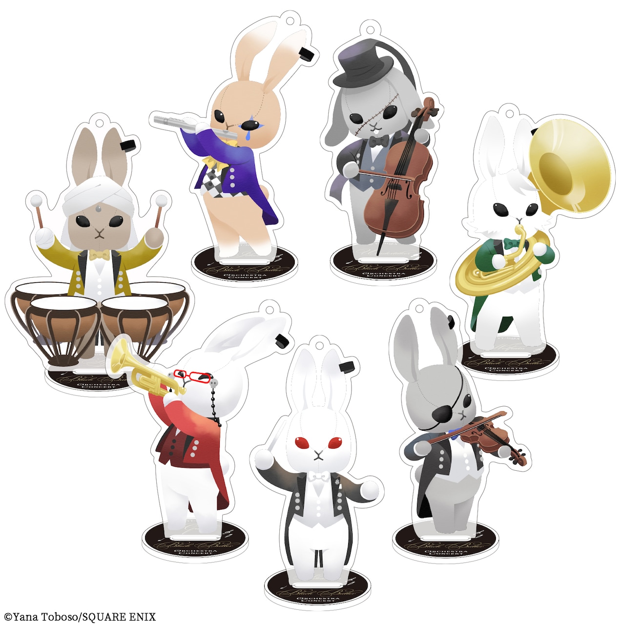 黒執事展 Black Label トレーディング アクリルキーホルダー 葬儀屋 黒