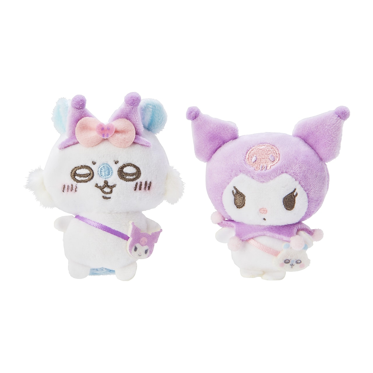 割引 ちいかわ × サンリオ ぷちミニマスコット クロミ × モモンガ ちい