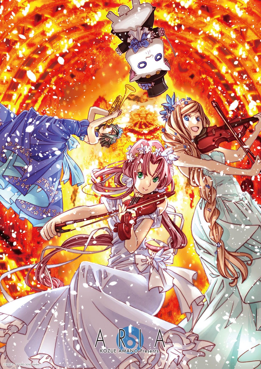 The SINFONIA】ARIA 原作クリアポスターセット【A3サイズ 3枚組